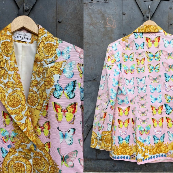 Seltener Kamosho by Marina Sitbon Blazer Schmetterlinge Marienkäfer