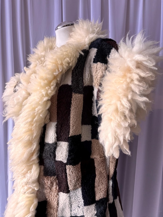 PATCHWORK LAMBSKIN* Handmade patchwork lambskin v… - image 14