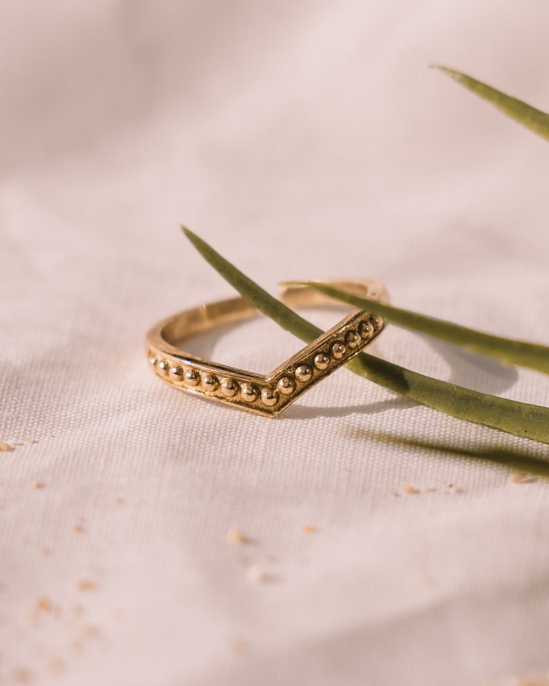 Boho Ringe mit Stein verstellbar, Boho Ring Set Gold, Tigerauge Ring, Mond Ring Messing Ring mit Stein, Edelstein Ring, Verstellbare Ringe Bild 10