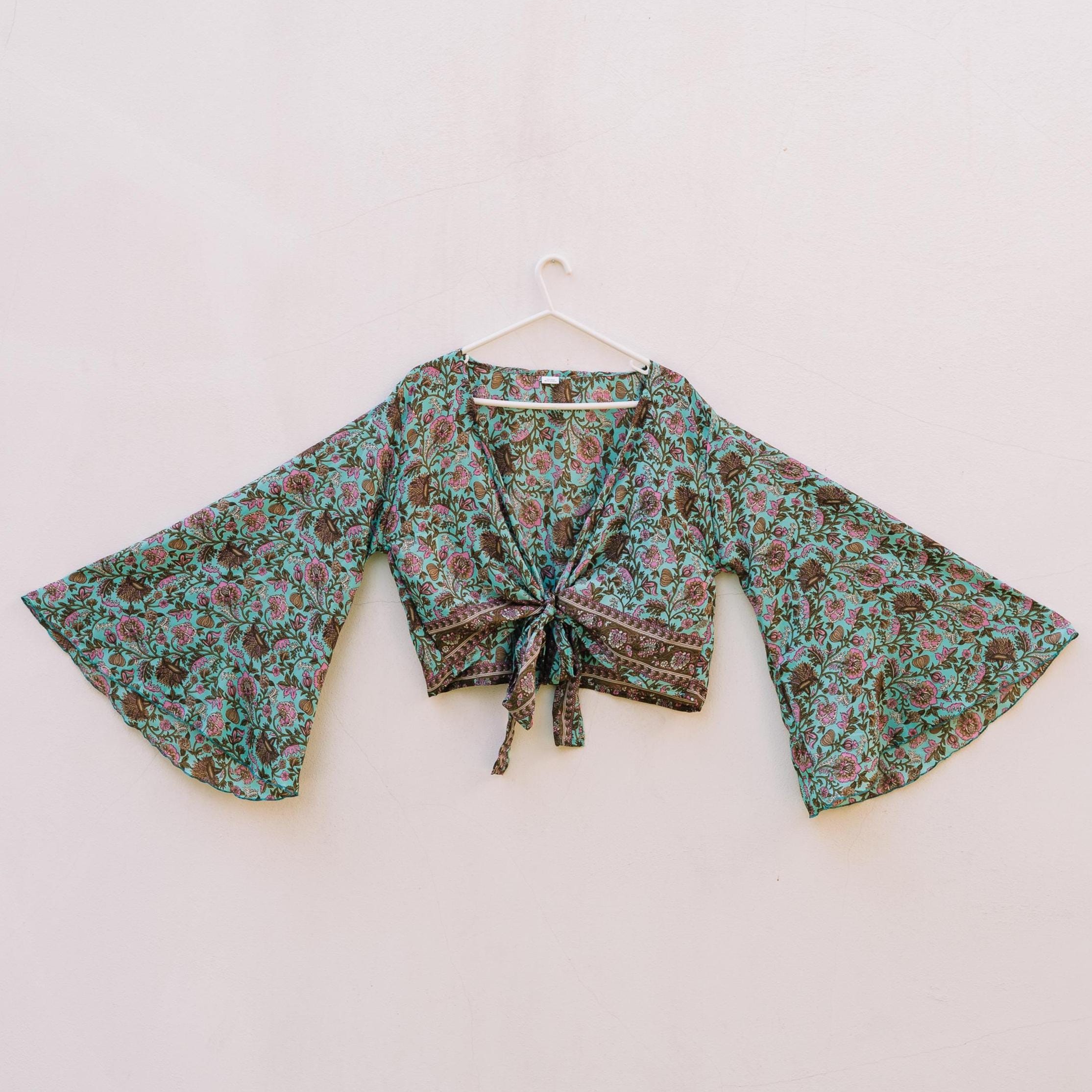 adams J様 リクエスト 3点 まとめ商品 Boho Bell Sleeve Tie Top