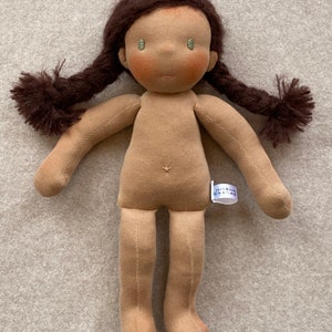 Stoffpuppe Greta nach Waldorfart, Natural Doll Bild 3