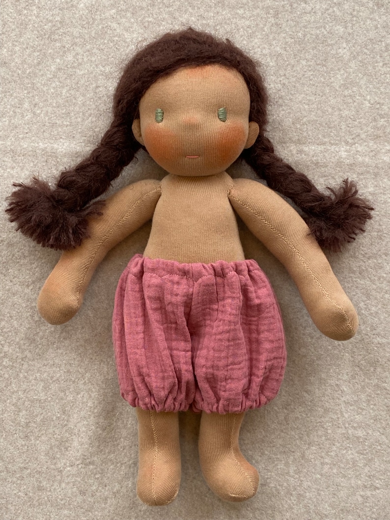 Stoffpuppe Greta nach Waldorfart, Natural Doll Bild 5