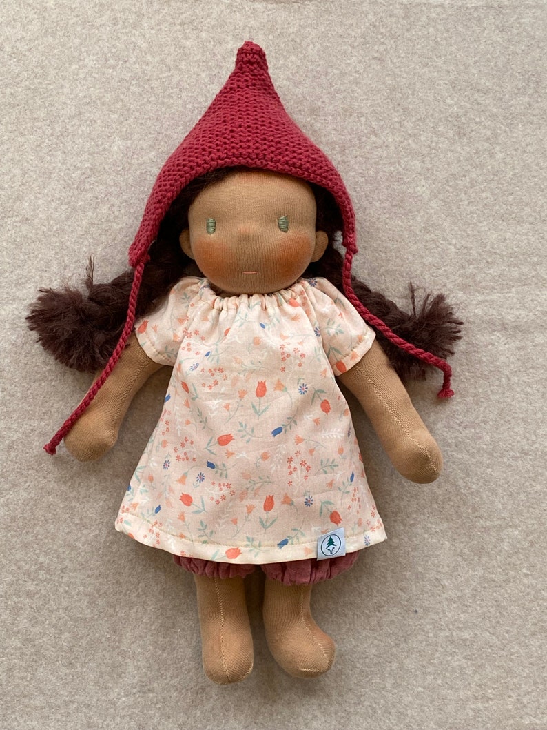 Stoffpuppe Greta nach Waldorfart, Natural Doll Bild 1