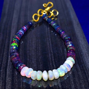 Ethiopian AAA+ Quality opal beaded bracelet| | fire Opal bracelet| Wholesale Opal Beads ,for all occasions for him/ her special gift for mom