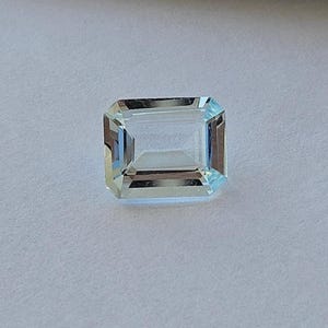 AAA aquamarine 8×10mm Emerald cut Aquamarine weight- 2.20 carat aquamarine gemstone jewelry Aquamarine cut stone aquamarine loose stone