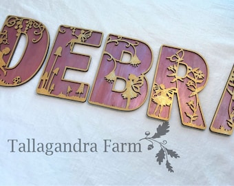 Personalised Wooden Plaque Door Room Sign Fairy Name Kids Baby Decor Personalised Wooden Plaque Door Room Sign Fairy Name Kids Baby Decor