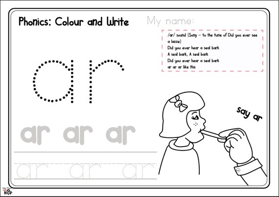 jolly phonics write and colour each sound song picture etsy