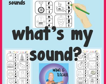 What's my sound? Initial / beginning sounds, a - z, phonics