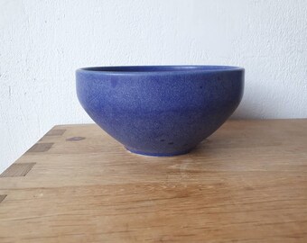 Hoganas Stoneware Scandinavian Design Big Scandinavian H\u00f6gan\u00e4s Keramik Bowl Swedish Vintage Dark Blue Cobalt Blue Bowl