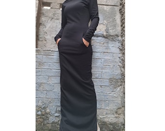 blue dress for baby girl Miss Circle Women's Raelyn Black and White Business Casual Maxi Dress