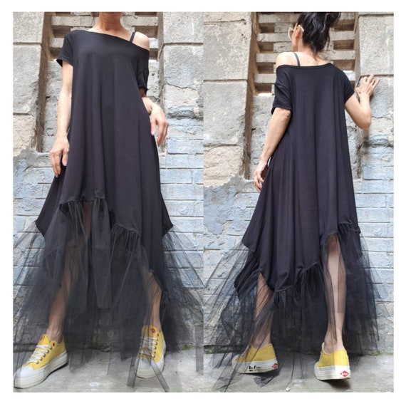 ［kishidamiki ］tec tulle dress - black 10-05-22Studio7_MS_ALEX_11-33-