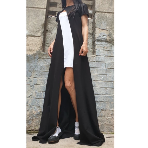 summer dress with slits on the side Women Red Maxi Summer Dress with Two Side Slits & Open Back