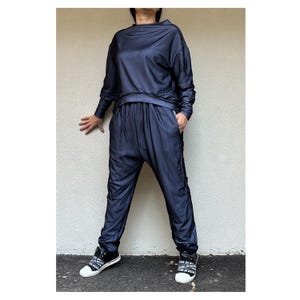 Everyday Pants Blouse Set / Outwear Woman Outfit / Harem Woman Pants / Extravagant Street Set / Fashion Woman Set
