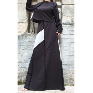 New Collection Extravagant Two Piece Set/Casual Long Skirt/Long Sleeve Cotton Blouse/Soft Cotton Woman Set/Urban Skirt Top Woman Clothing