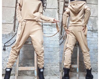 Beige Tracksuit - Etsy