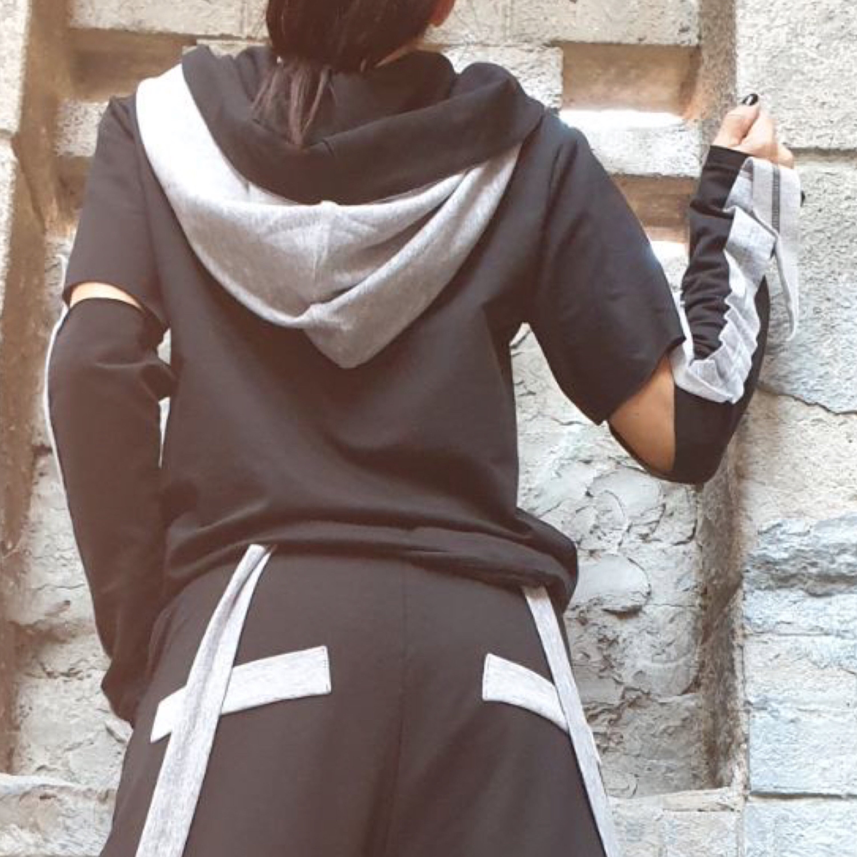 Hooded blouse sale