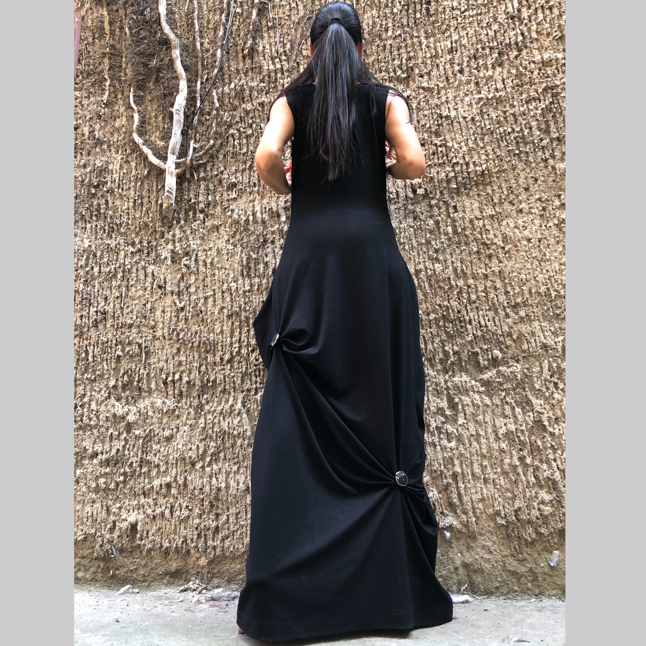 womens black maxi dresses Designer For Women Black And White Rose grad dresses Size:12 - 18 Months