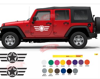 Amerikaanse force stickers decal 4x4 offroad tuning sterren