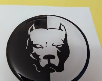 Pitbull doming rim caps cars tuning phone logo car emblem 3D decal custom stickers