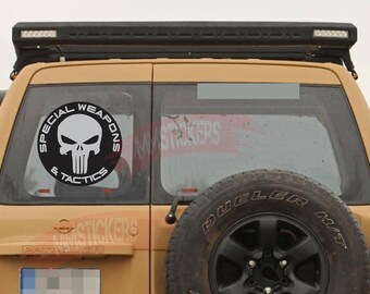 Speciale wapens & tactiek Punisher schedel Stickers Decal Kit Stripe schedel Auto sticker sticker stickers 4x4 off road tuning