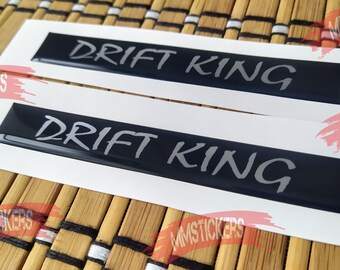 DRIFT KING koepelvormige stickers 3D Voor e36 lijsten Tuning