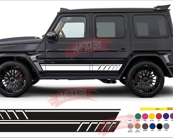 G klasse Sidebars universele auto tapes sticker stickers Sidebars tuning