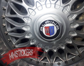 Sticker BMW Alpina Motorsport Premium Kwaliteit Koepelvormige Stickers Logo Embleem Decal