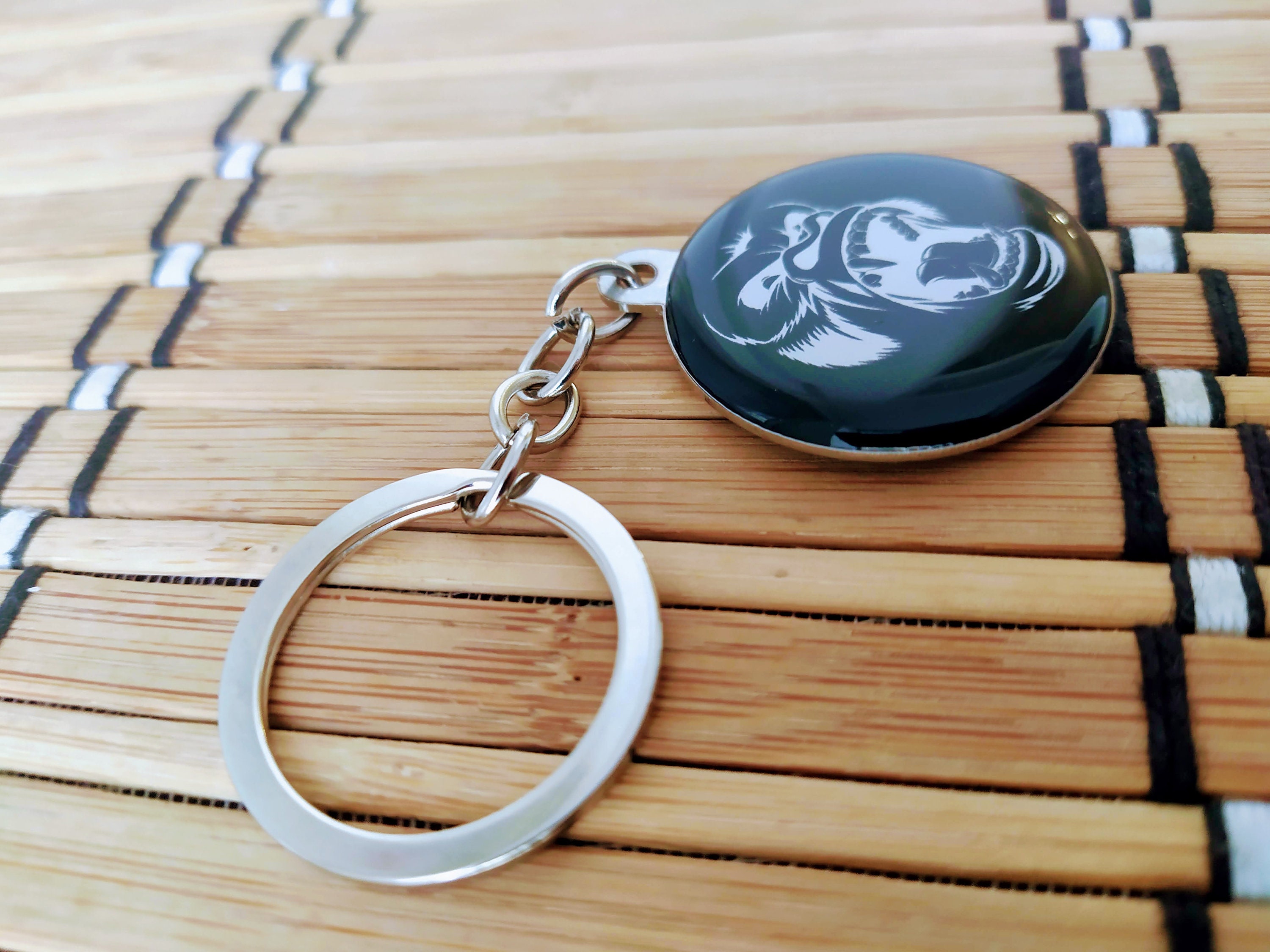 Gorilla king kong keychain 3D stickers gift photo of your Etsy 日本