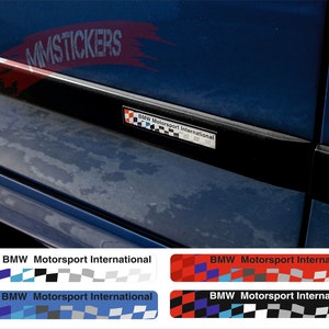 Sticker BMW Motorsport International Premium Quality Domed Stickers Logo Emblem Decal