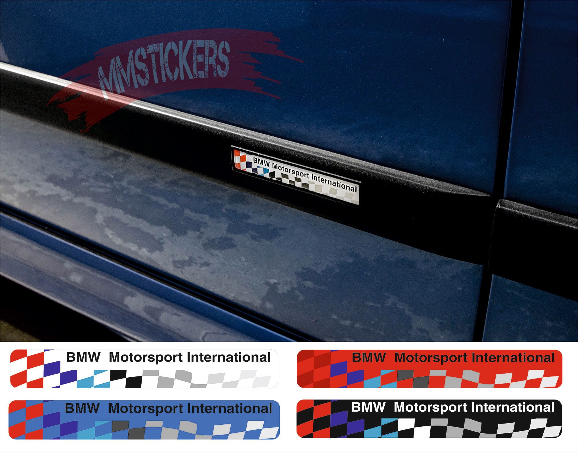 Aufkleber passend für BMW M Motorsport Frontscheibe Aufkleber - BMW0126 