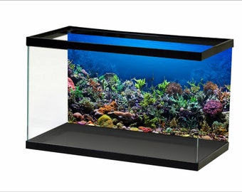 Aquarium poster aquarium backing film onderwaterwereld aquarium achtergrond tropische vissen aquarium muursticker pvc zelfklevend decor behang