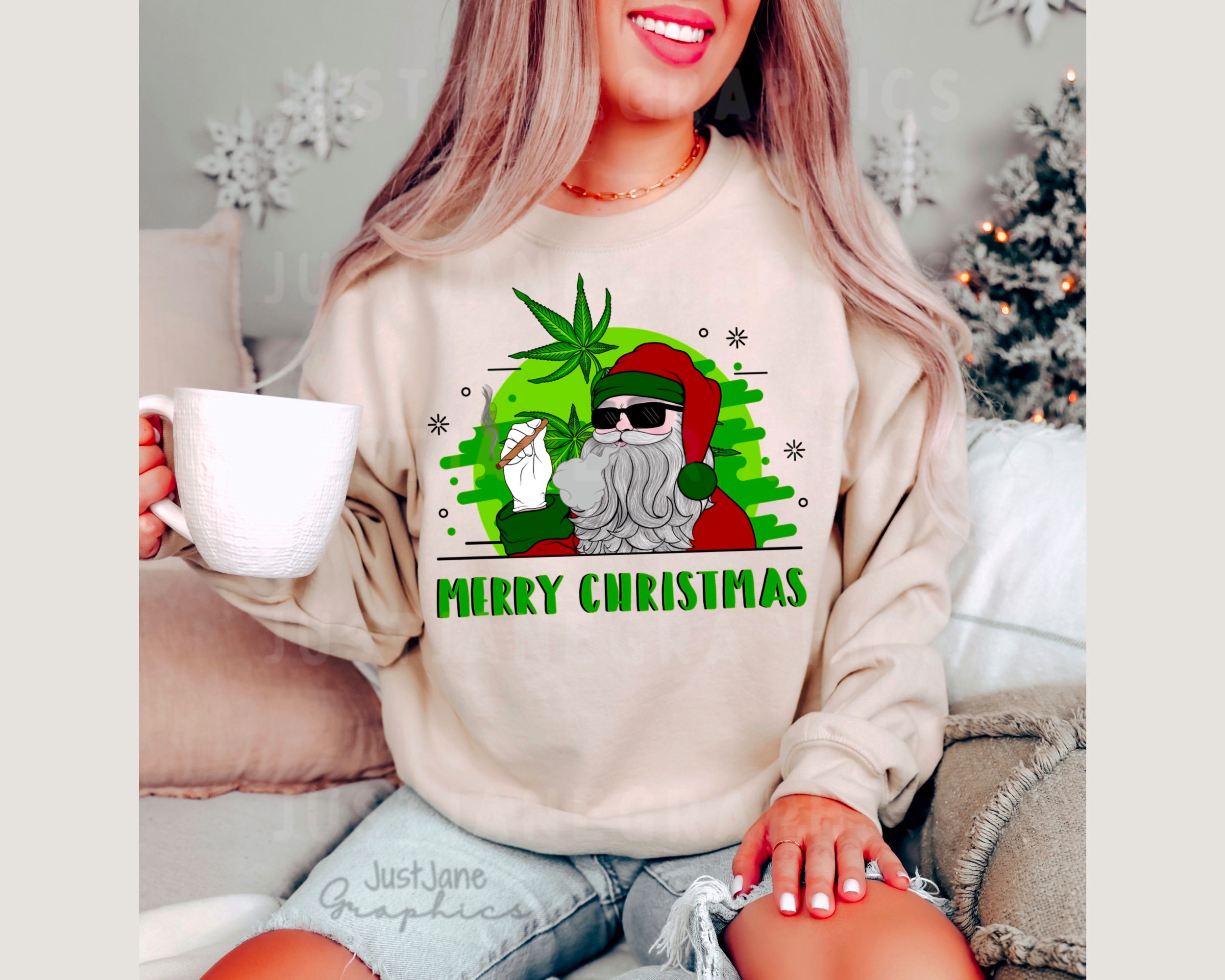 Marijuana Santa PNG, Marijuana Christmas Sublimation Design, Cannabis Weed Clipart, Ready to ...