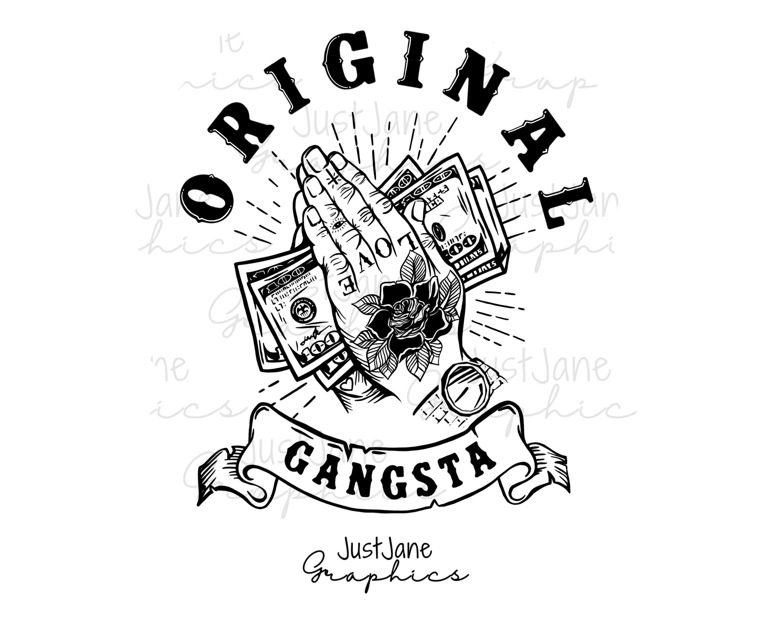 Photorealistic chicano gangsters tattoo idea | TattoosAI