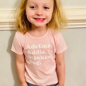 Kids nickname shirt