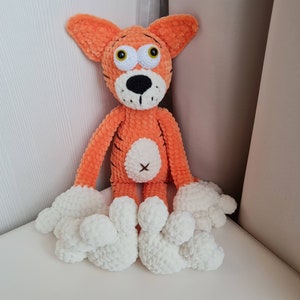 Crochet Tiger toy Stuffed Tiger soft toy handmade toy original gift