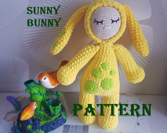 PATTERN Crochet toy Bunny amigurumi pattern