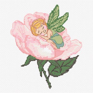 Fairy Cross Stitch, Magical Cross Stitch, Princess Cross Stitch, Fantasy Cross Stitch, Fairy Embroidery, Pattern Keeper Compatible