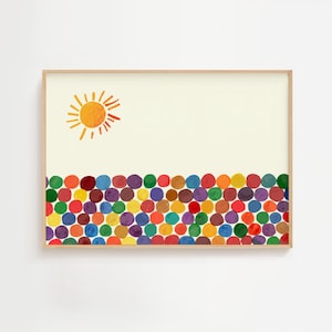Hungry Bug Sunshine Print, Hungry Caterpillar Inspired: Eric Carle Inspired (Digital Printable)