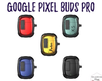 Personalisierte Google Pixel Buds PRO Hülle personalisierte Google Pixel Buds A-Serie Cover Google Pixel Buds 2 Hülle mit Schlüsselanhänger Clip