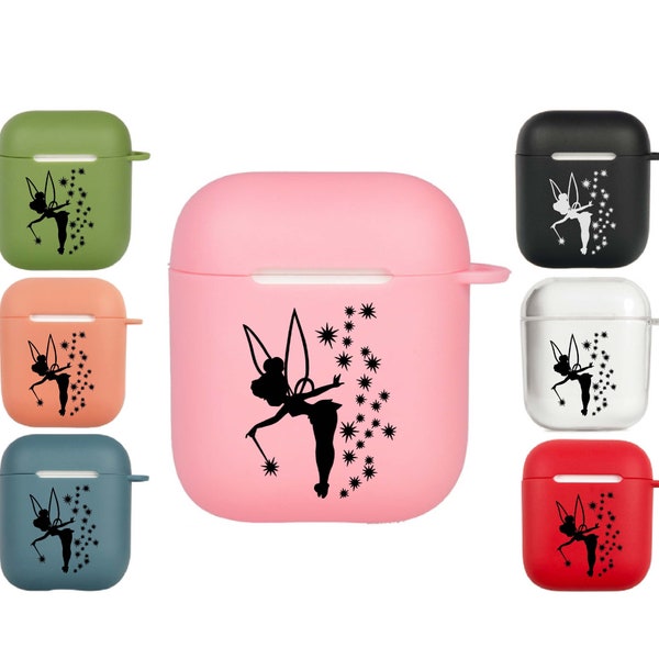 Tinkerbell Airpods 3 Gen. Case  Fairy Dust Airpod Pro Cover Keychain Cute Pink Airpods 1 2 Case Apple Airpods Skin Cute Airpods Pro Case