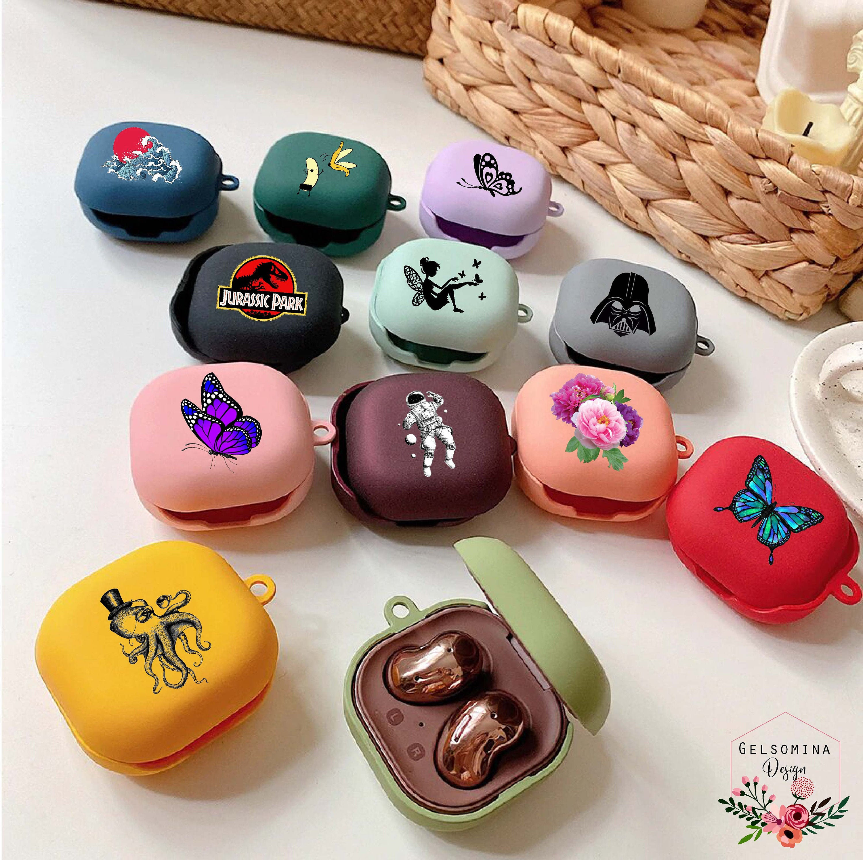 Custom Samsung Galaxy Buds 2 Pro Case Personalized Galaxy Buds Live Cover With Keychain Plastic Hard Shell Monogram Name Galaxy Buds Skin Etsy UK