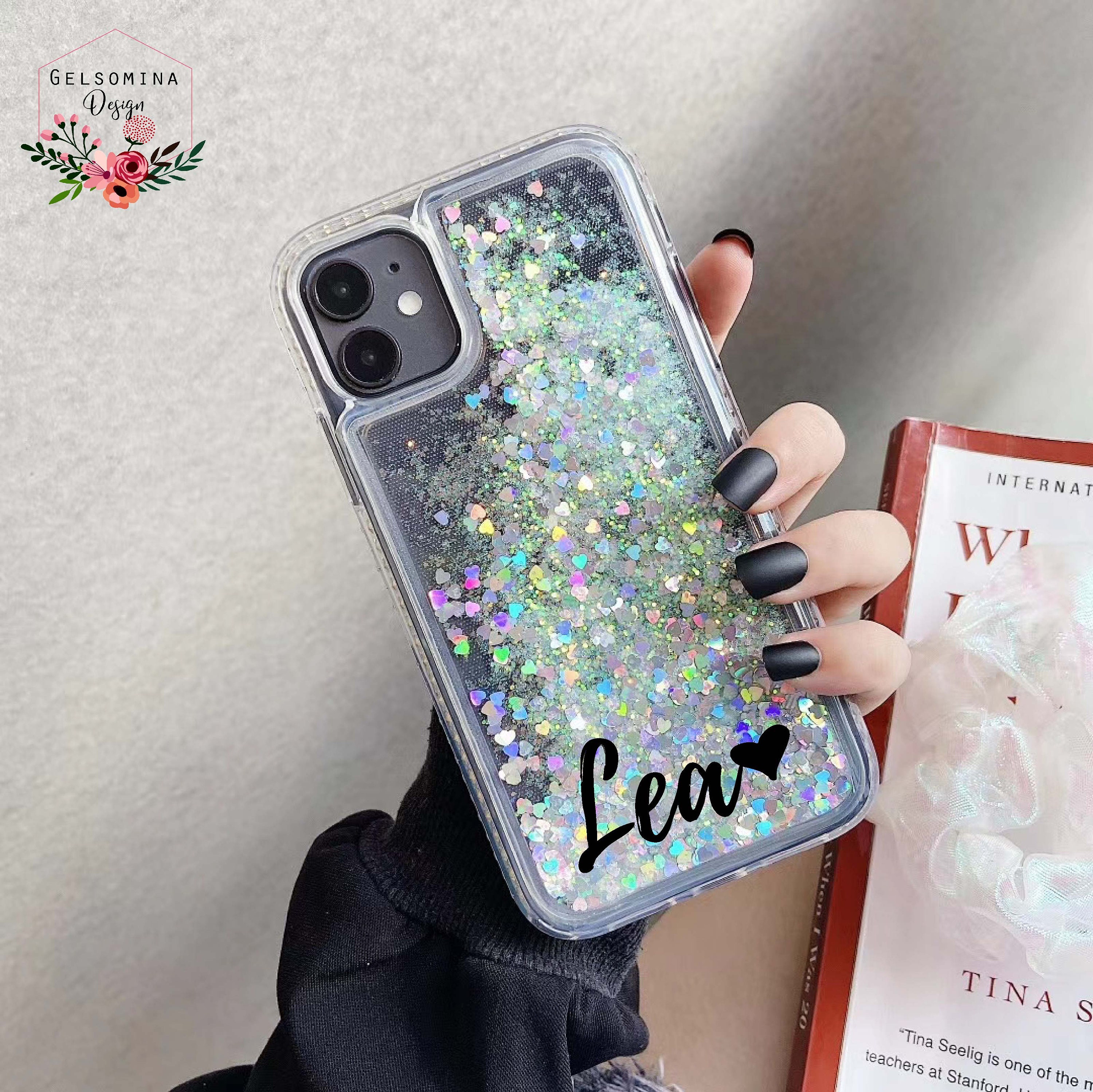 Moving Glitter Sparkle iPhone 11 12 Pro Max Case Crystals Etsy