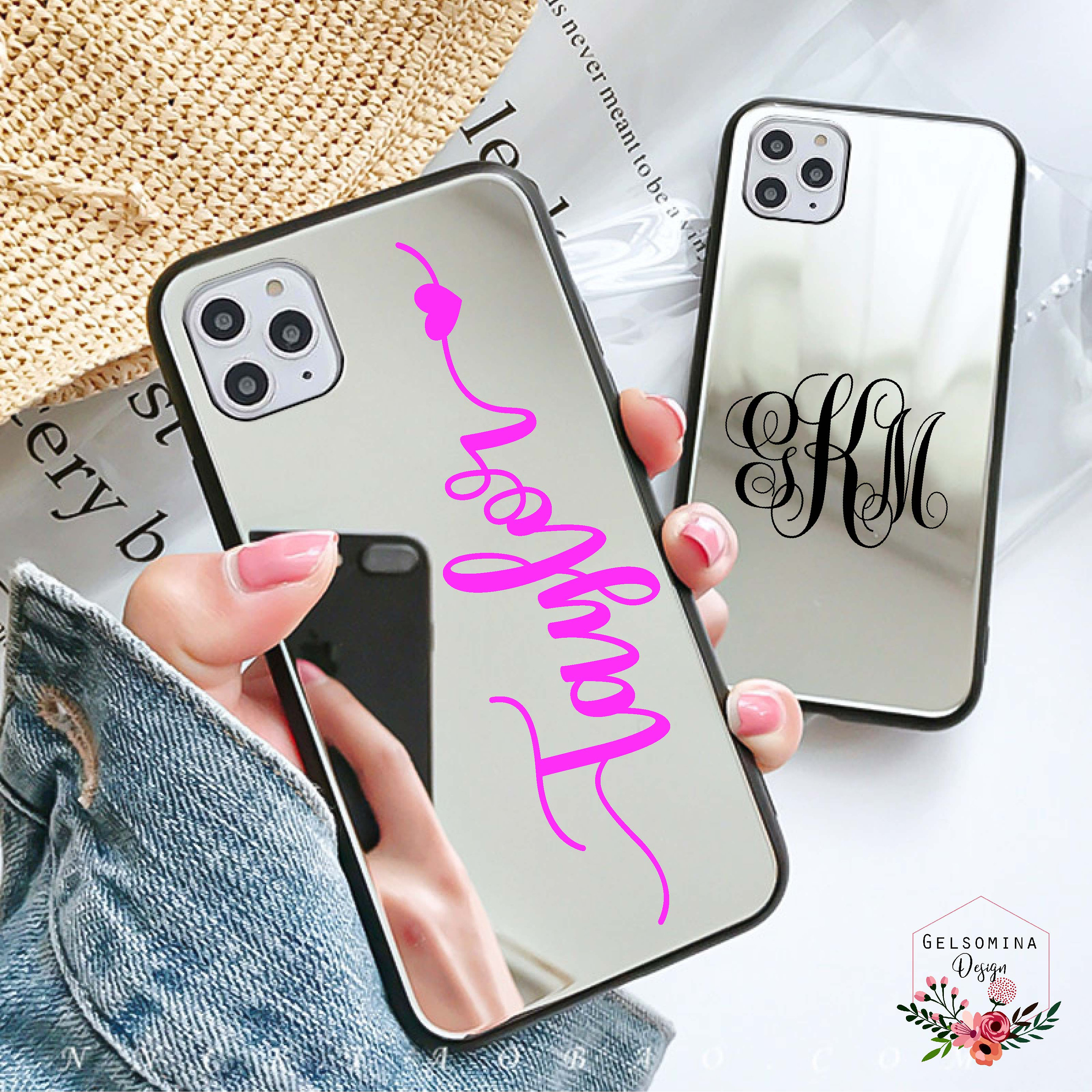 Mirror Iphone 13 12 11 Pro Max Case Custom Luxury Iphone Xs Etsy Norway