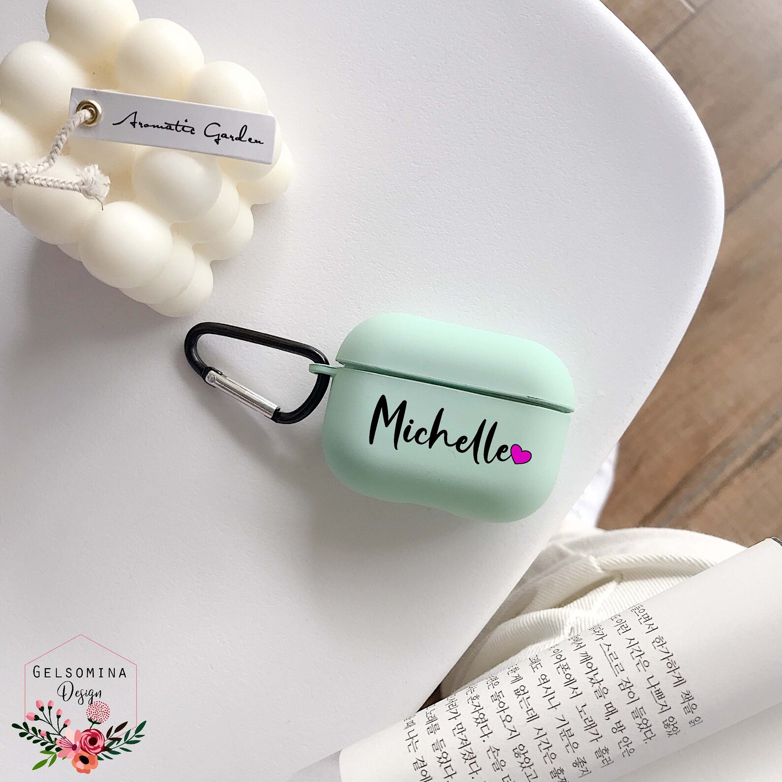 Personalized Colorful Airpods Pro Case With Keychain Custom | Etsy