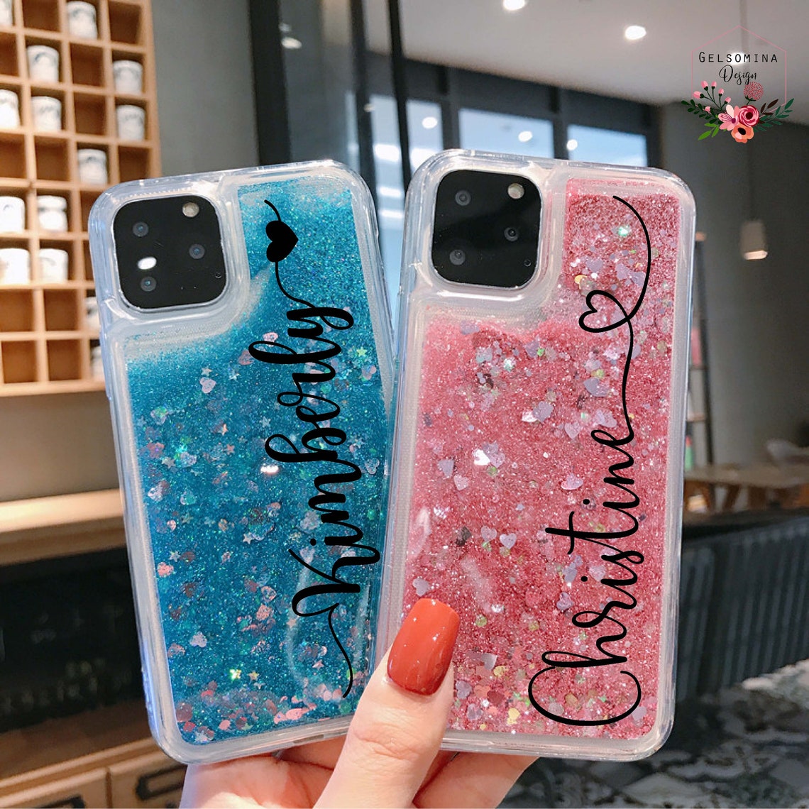 Moving Glitter iPhone 11 12 Pro Max Case Clear iPhone XS Max Etsy
