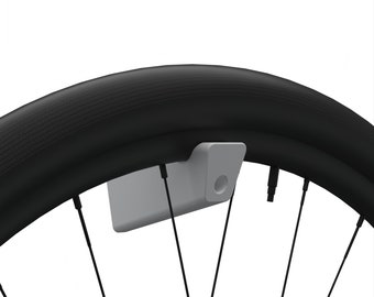 Laufradwandhalterung für 1 Laufrad mit Felgen- oder Scheibenbremsen, für alle Raddurchmesser bis 2" Reifenbreite, Wandhalterung Räder