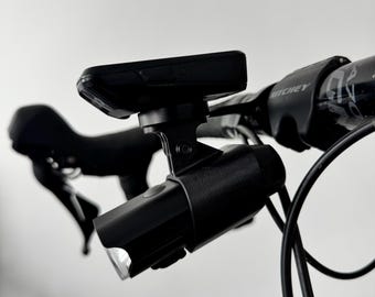 GoPro mount for Lezyne Micro StVZO 300 plus | Stable aero underbar mount | Integrated cockpit | Light mount for road and gravel bikes