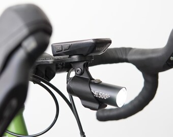 GoPro mount for Lezyne Classic Drive 500+ | Stable aero underbar mount | Integrated cockpit | Light mount for road and gravel bikes