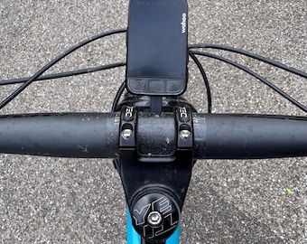 Wahoo / Garmin Mount | Symmetrical Out Front Mount for MTB & Enduro | Stable and Practical