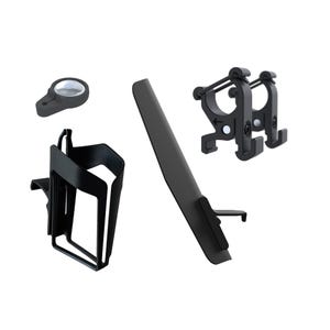 Thule Chariot 4x Upgrade Kit: Balance bike mount with lock, mudguard, airtag holder & water bottle holder for Thule stroller